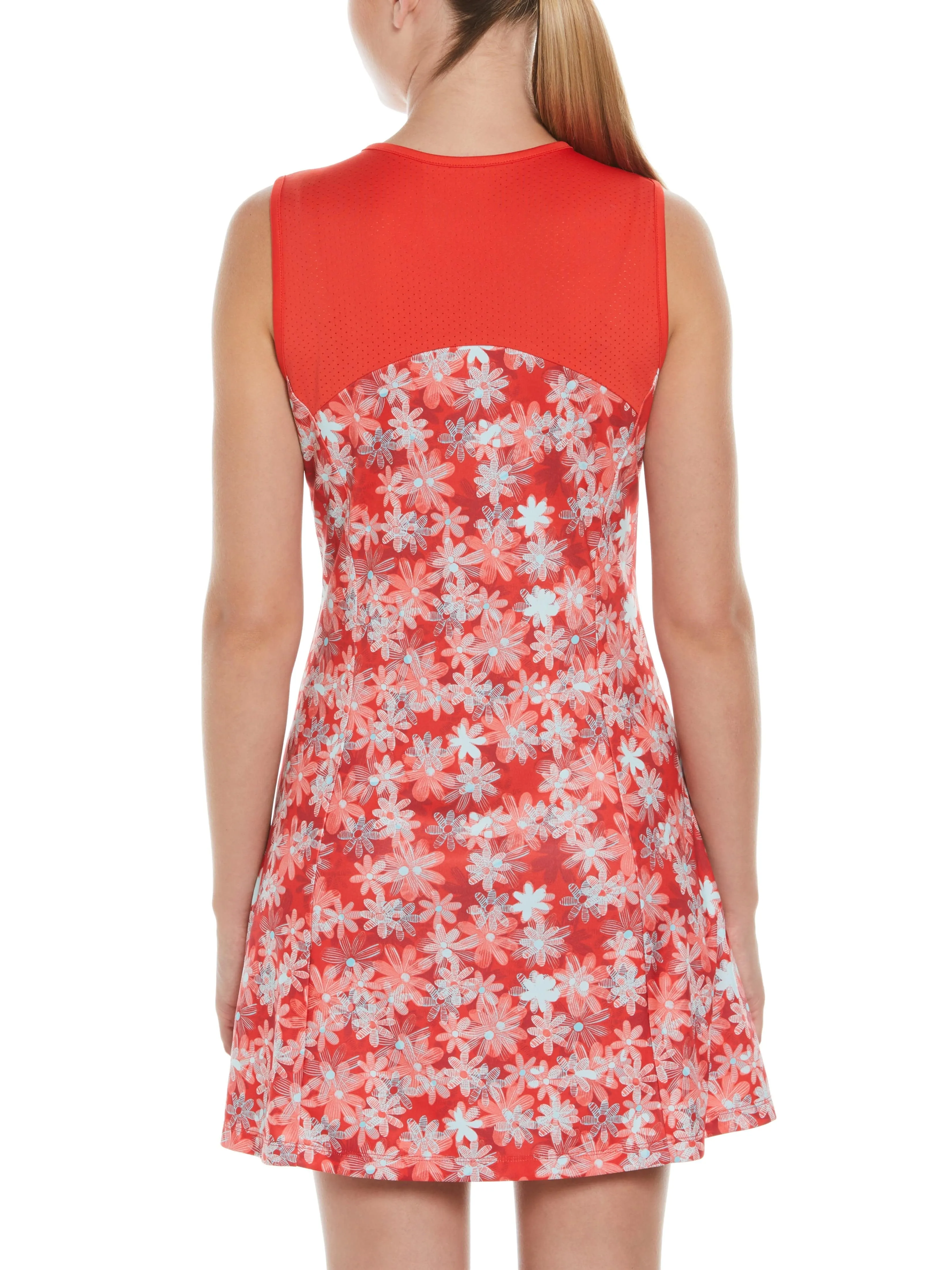 Women's Playful Floral Print Golf Dress