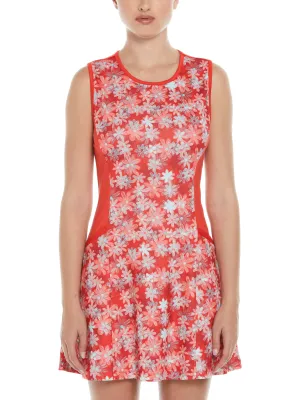 Women's Playful Floral Print Golf Dress