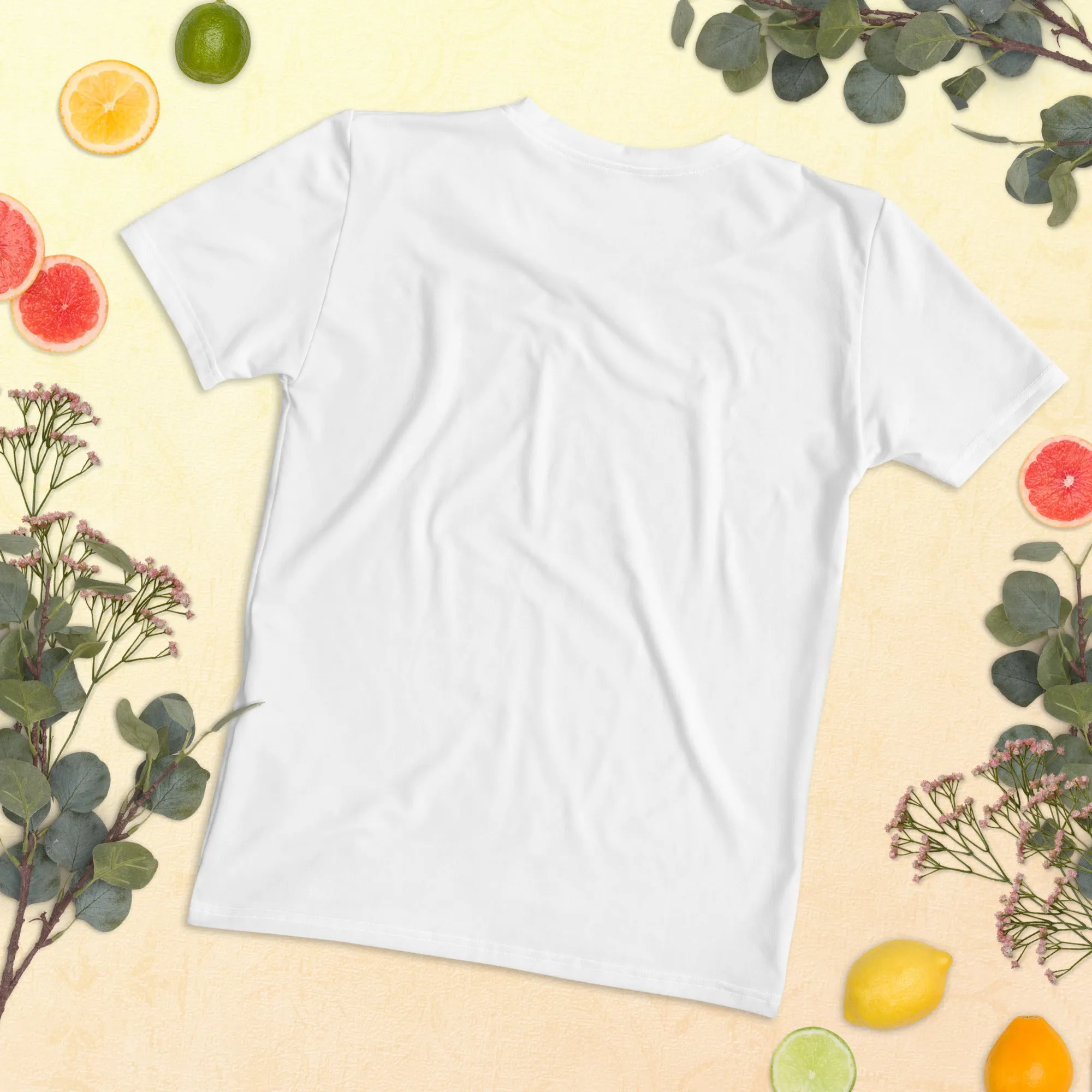 Women's T-shirt, Customized T Shirt, Flaming-Roses-T Shirt, Playful T Shirt