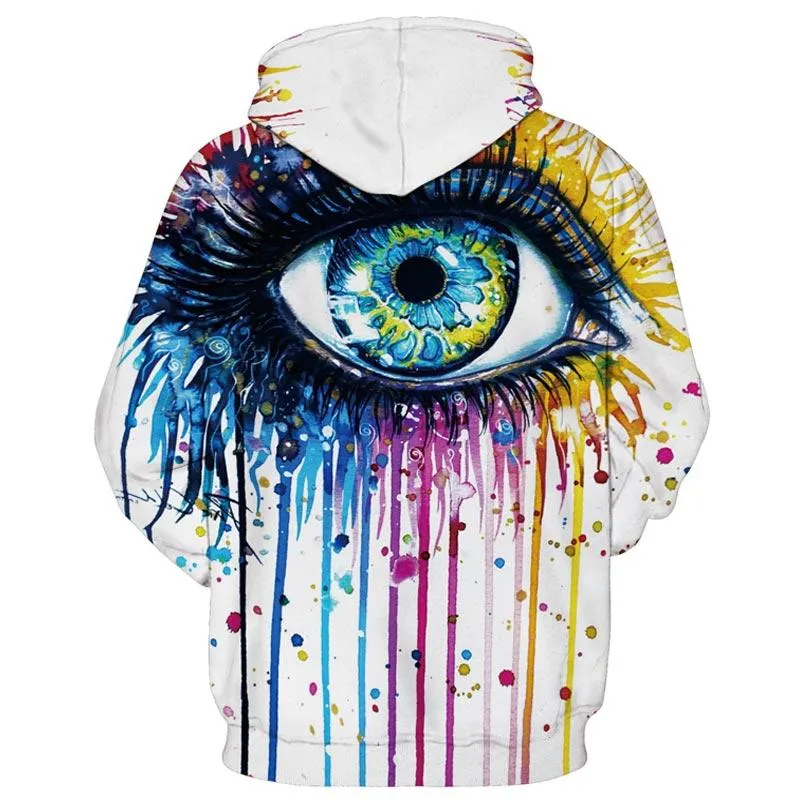 World in Color Artistic Hoodie