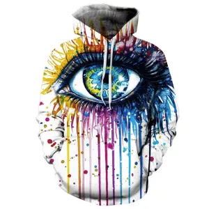World in Color Artistic Hoodie
