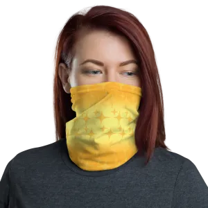 Yellow Ghost Sparkle Face Cover