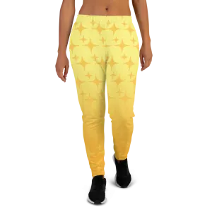 Yellow Ghost Sparkle Joggers (Women's XS-3XL)
