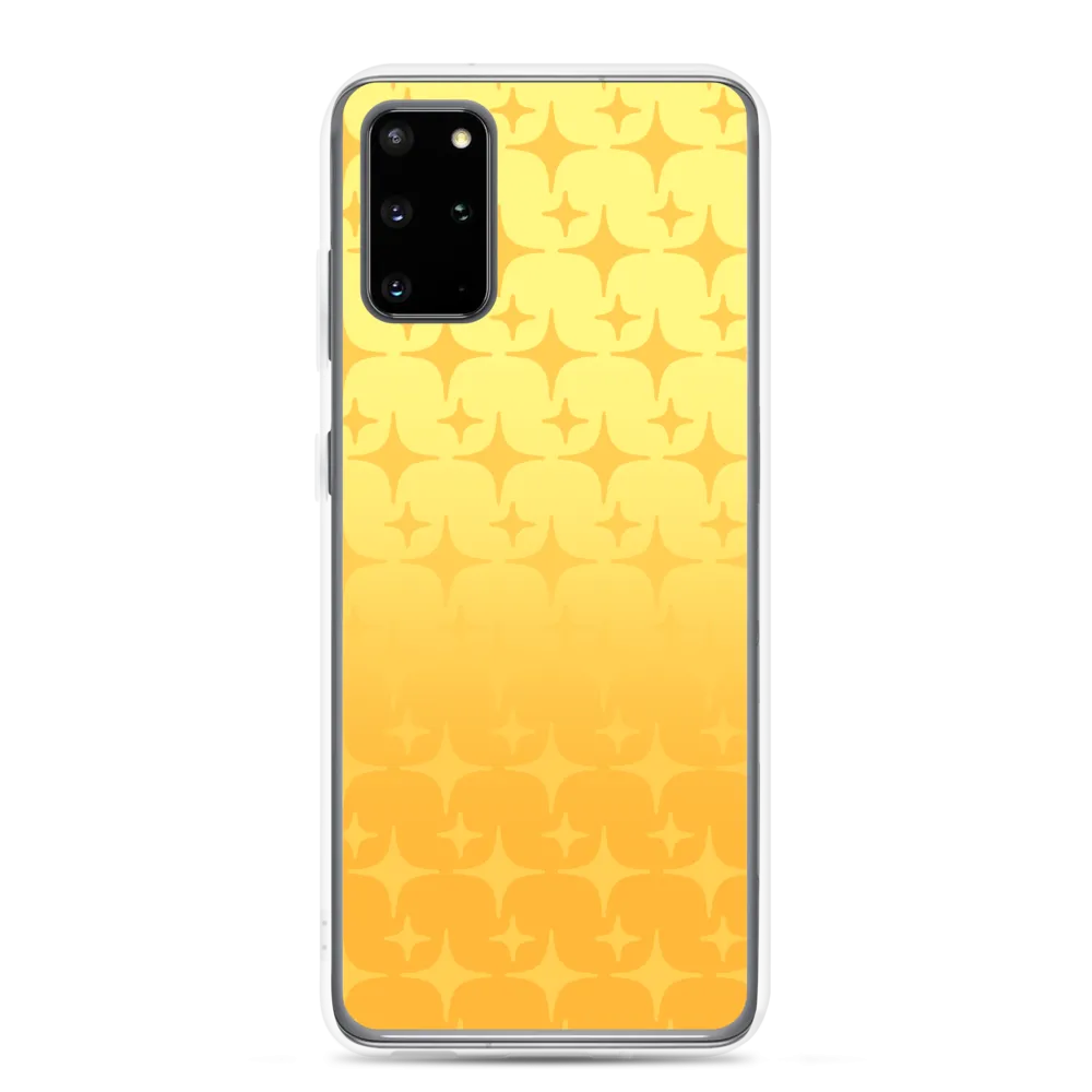 Yellow Ghost Sparkle Phone Case (Samsung Galaxy S7/S7 Edge/S8/S8 /S9/S9 /S10/S10 /S10e/S20/S20 Plus/S20 Ultra)