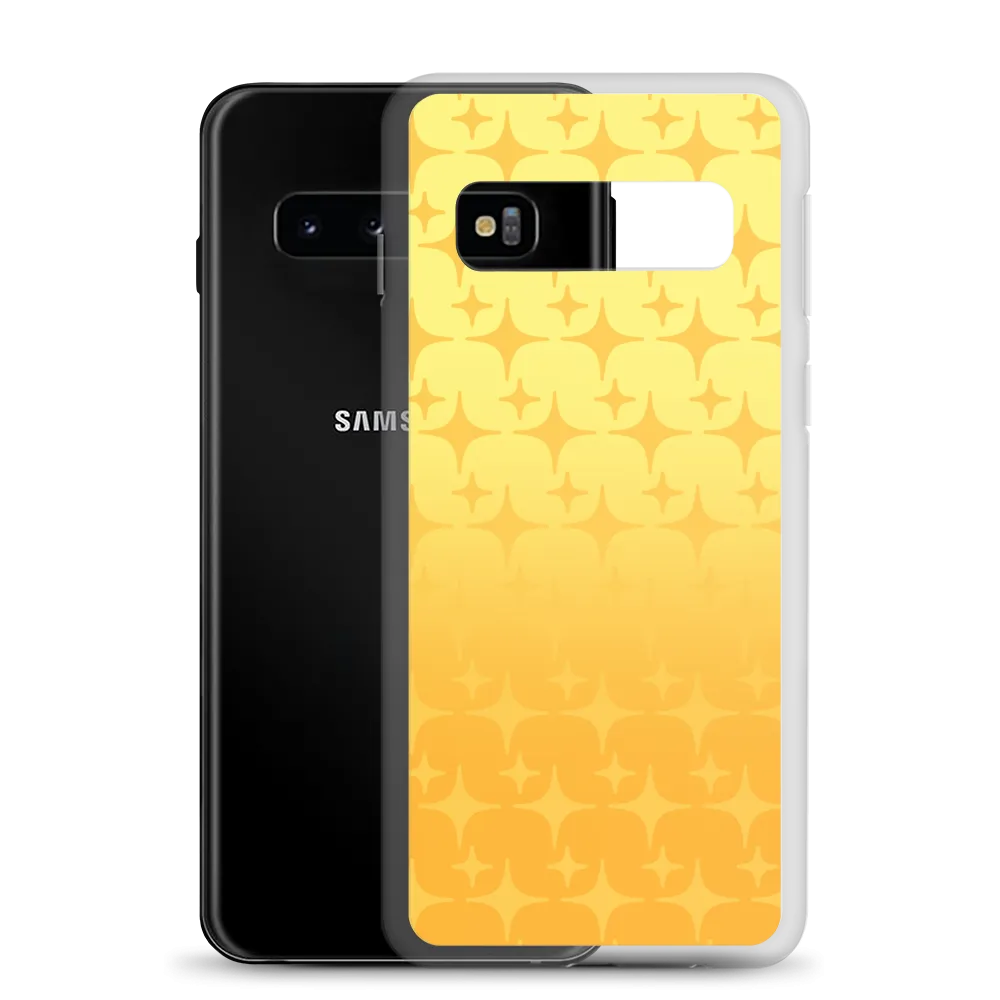 Yellow Ghost Sparkle Phone Case (Samsung Galaxy S7/S7 Edge/S8/S8 /S9/S9 /S10/S10 /S10e/S20/S20 Plus/S20 Ultra)