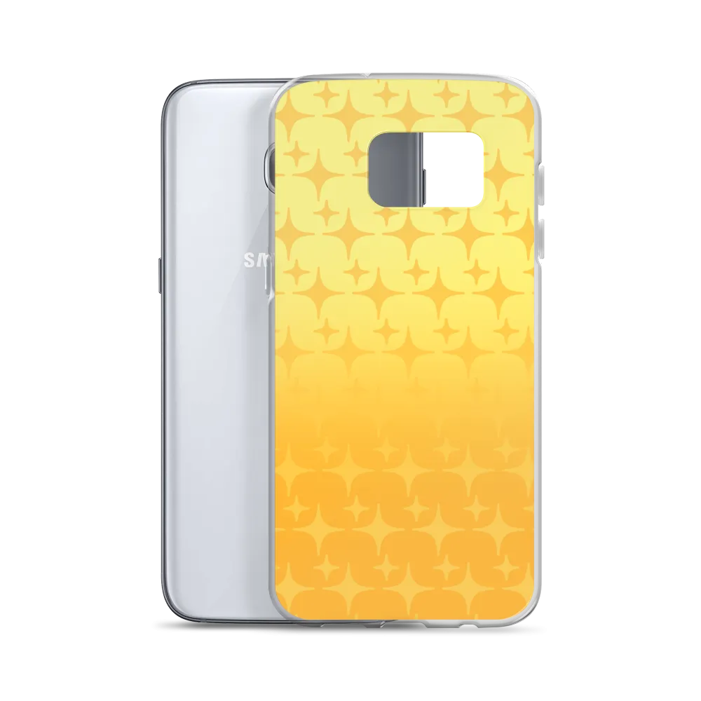 Yellow Ghost Sparkle Phone Case (Samsung Galaxy S7/S7 Edge/S8/S8 /S9/S9 /S10/S10 /S10e/S20/S20 Plus/S20 Ultra)