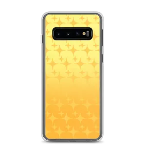 Yellow Ghost Sparkle Phone Case (Samsung Galaxy S7/S7 Edge/S8/S8 /S9/S9 /S10/S10 /S10e/S20/S20 Plus/S20 Ultra)