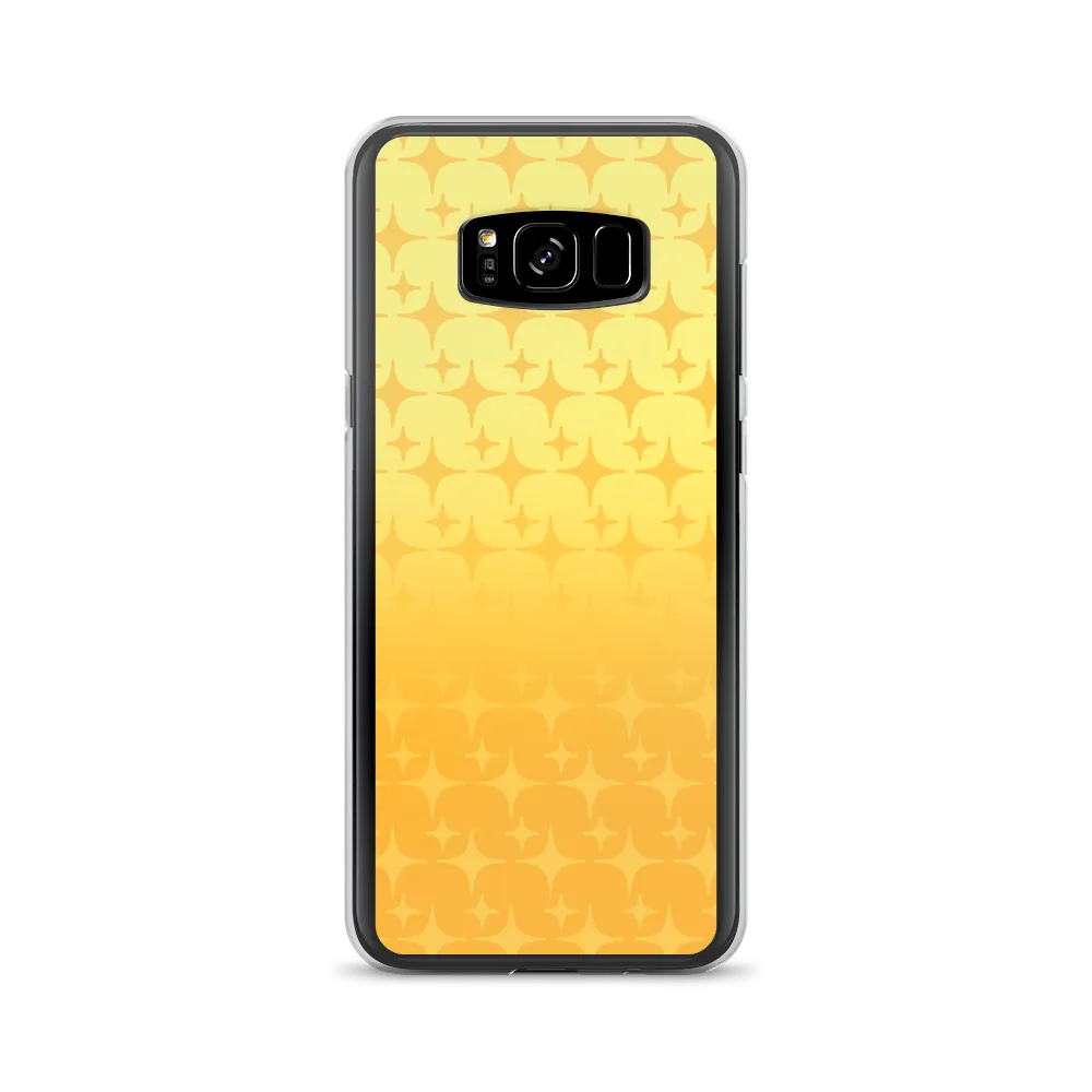 Yellow Ghost Sparkle Phone Case (Samsung Galaxy S7/S7 Edge/S8/S8 /S9/S9 /S10/S10 /S10e/S20/S20 Plus/S20 Ultra)