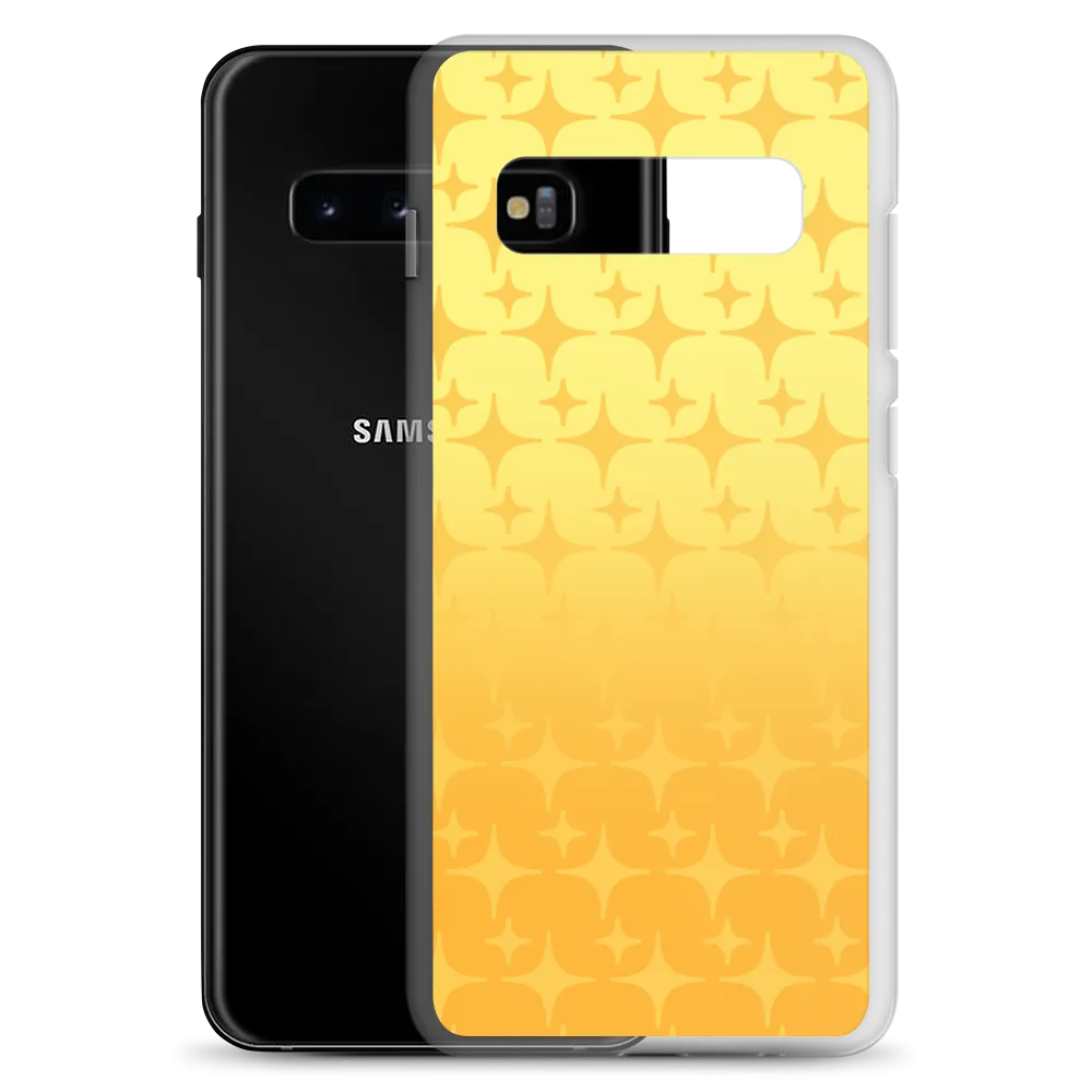 Yellow Ghost Sparkle Phone Case (Samsung Galaxy S7/S7 Edge/S8/S8 /S9/S9 /S10/S10 /S10e/S20/S20 Plus/S20 Ultra)