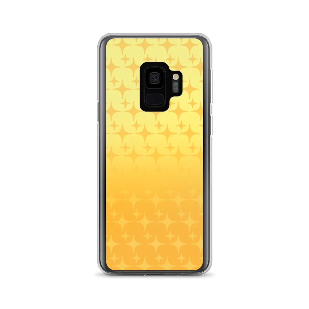 Yellow Ghost Sparkle Phone Case (Samsung Galaxy S7/S7 Edge/S8/S8 /S9/S9 /S10/S10 /S10e/S20/S20 Plus/S20 Ultra)