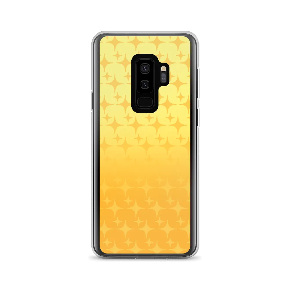 Yellow Ghost Sparkle Phone Case (Samsung Galaxy S7/S7 Edge/S8/S8 /S9/S9 /S10/S10 /S10e/S20/S20 Plus/S20 Ultra)