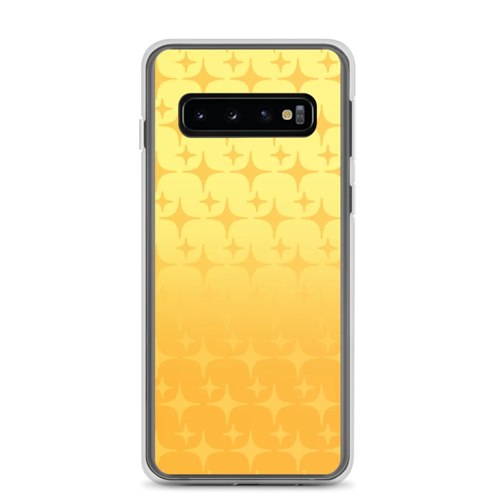 Yellow Ghost Sparkle Phone Case (Samsung Galaxy S7/S7 Edge/S8/S8 /S9/S9 /S10/S10 /S10e/S20/S20 Plus/S20 Ultra)