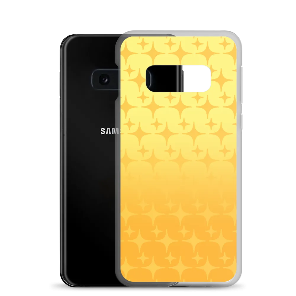 Yellow Ghost Sparkle Phone Case (Samsung Galaxy S7/S7 Edge/S8/S8 /S9/S9 /S10/S10 /S10e/S20/S20 Plus/S20 Ultra)