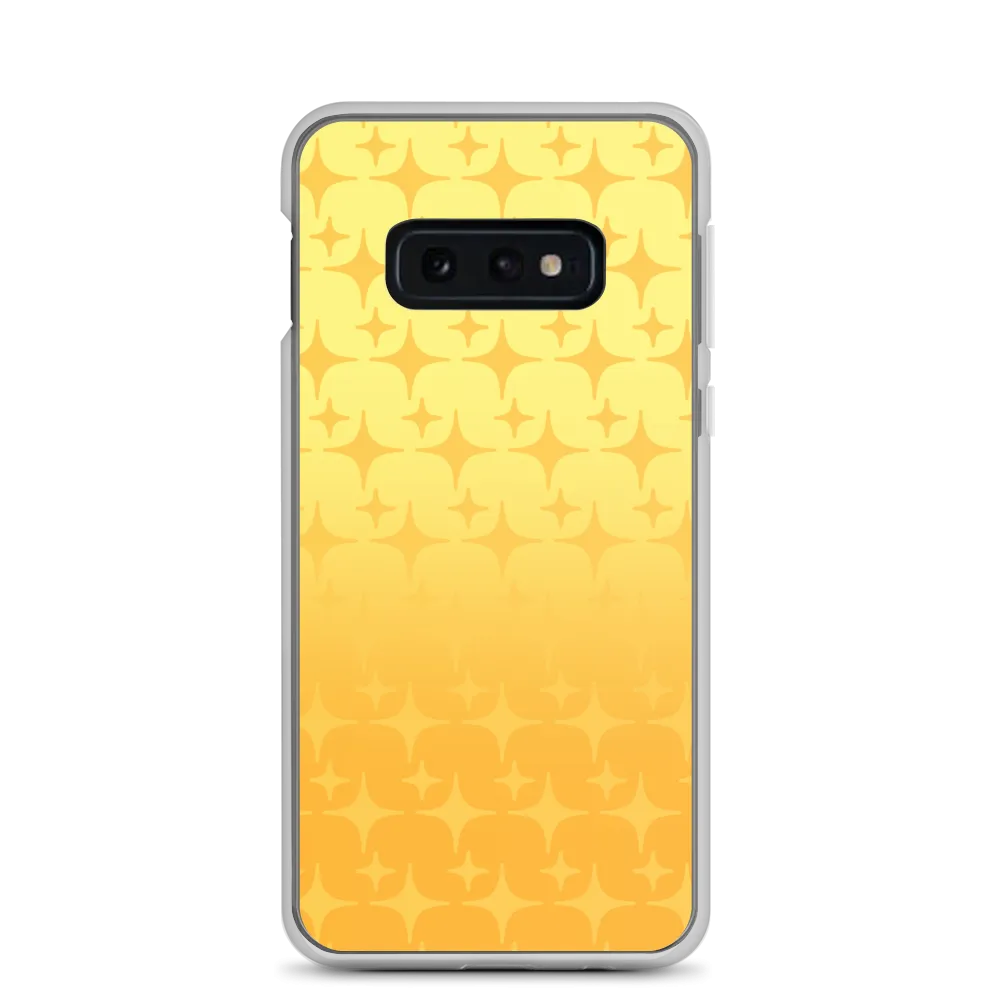 Yellow Ghost Sparkle Phone Case (Samsung Galaxy S7/S7 Edge/S8/S8 /S9/S9 /S10/S10 /S10e/S20/S20 Plus/S20 Ultra)