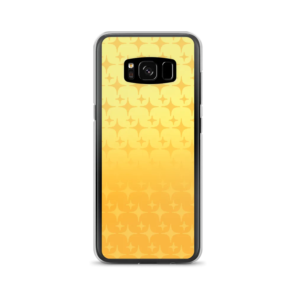 Yellow Ghost Sparkle Phone Case (Samsung Galaxy S7/S7 Edge/S8/S8 /S9/S9 /S10/S10 /S10e/S20/S20 Plus/S20 Ultra)