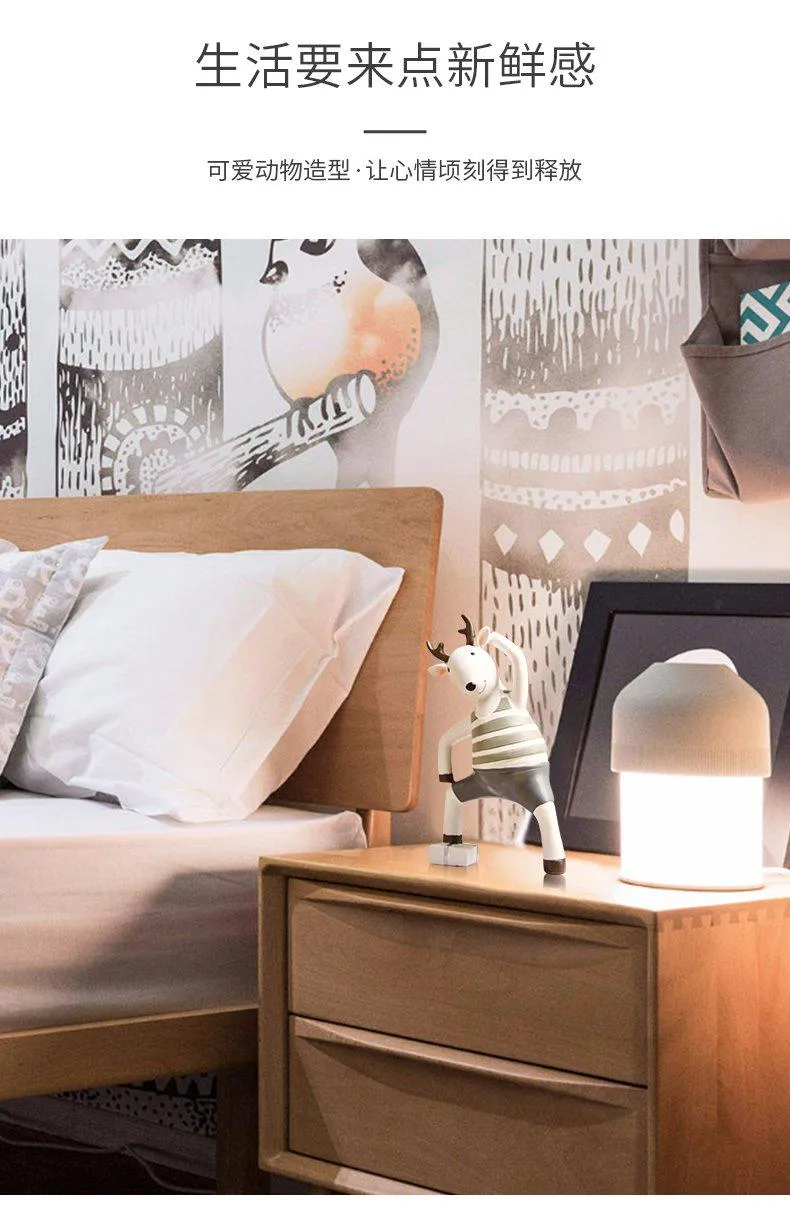 Yoga Deer Home Decor