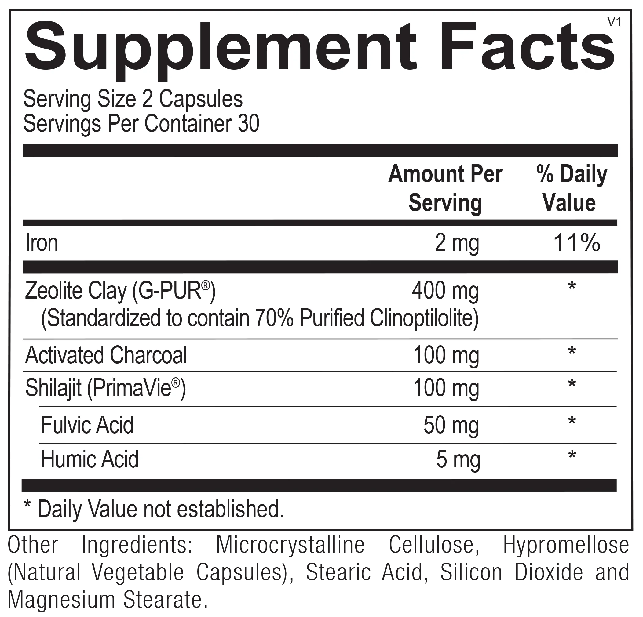 Zeolite Plus - Binders - 60 Capsules, Non GMO, Gluten Free, Soy Free