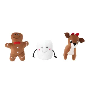 Zippy Paws Miniz - Santa Friends