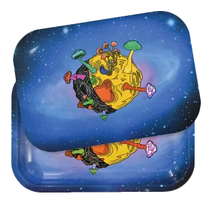 Zooted Shroomy Planet Artistic Rolling Tray