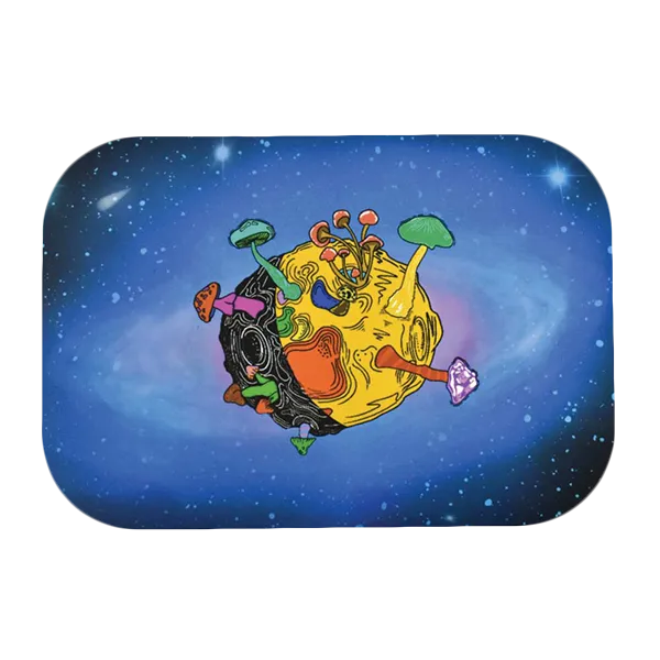 Zooted Shroomy Planet Artistic Rolling Tray