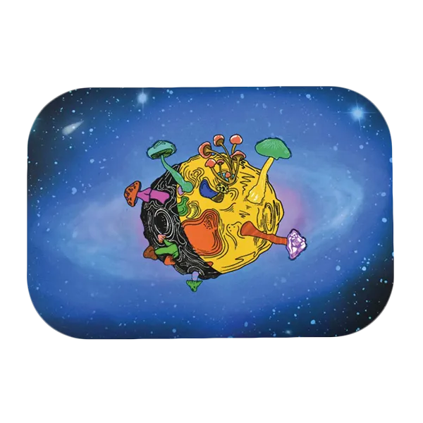Zooted Shroomy Planet Artistic Rolling Tray