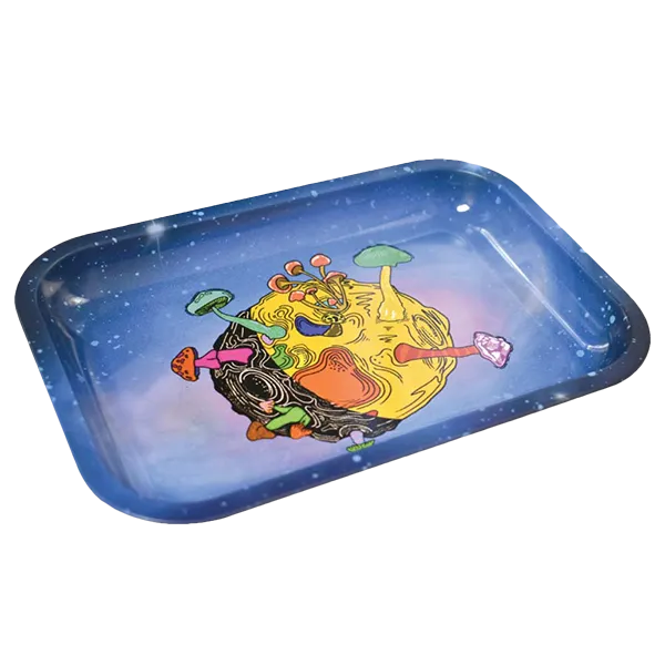 Zooted Shroomy Planet Artistic Rolling Tray